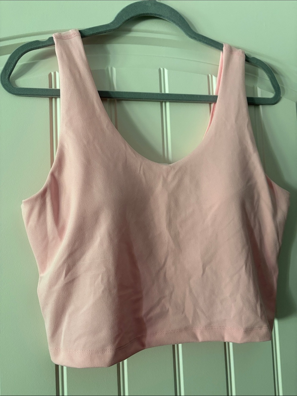 Yogalicious Soft Pink Cropped Tank